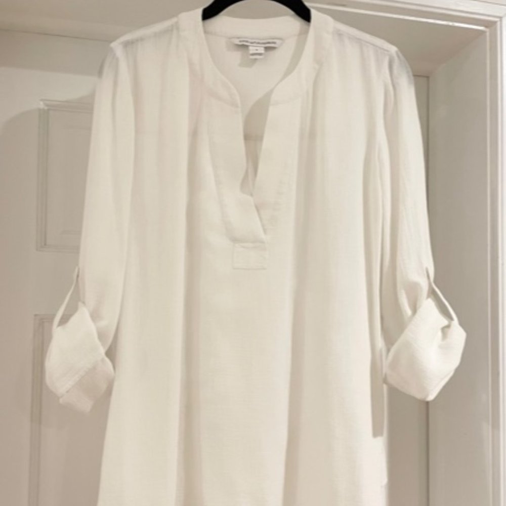 Diane Von Furstenberg White Blouse